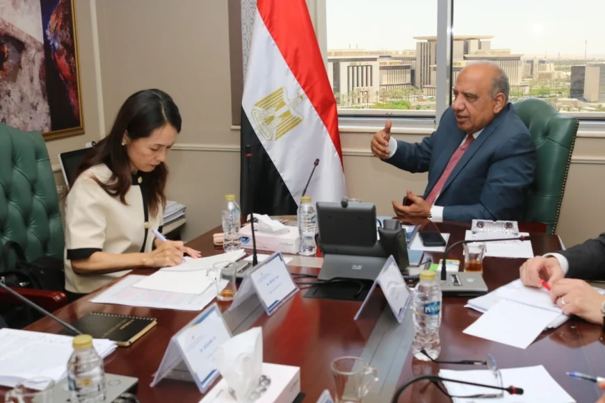 وزير الكهرباء يبحث مع "جايكا" اليابانية تحديث شبكة نقل الطاقة والوصول بنسبة المحروقات المتجددة لـ 45% بحلول 2028