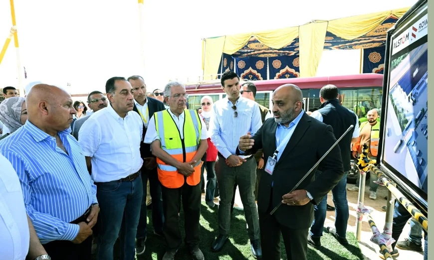 رئيس الوزراء يتفقد مجمع ألستوم الصناعي لتعزيز صناعة السكك الحديدية وتوطين الصناعات