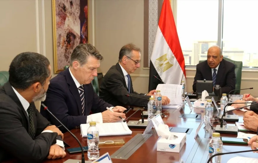 وزير الكهرباء يبحث مع البنك الأوروبي دعم تطوير الشبكة الموحدة والطاقة المتجددة