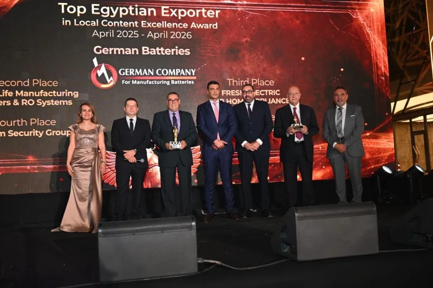وزير الصناعة يشارك في حفل جوائز التميز في التصدير الهندسي EXXA