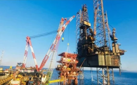 خدمات البترول البحرية تنجز المرحلة الثانية من مشروع تنمية حقل شمال صفا البحري في زمن قياسي
