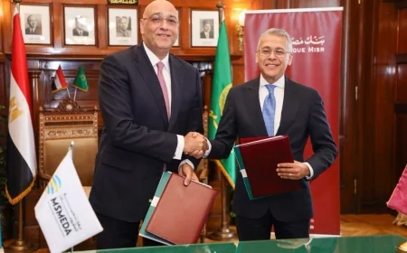 جهاز تنمية المشروعات وبنك مصر يوقعان عقدًا بقيمة 500 مليون جنيه لدعم 2500 مشروع