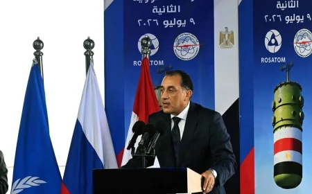 مدبولي: محطة الضبعة النووية تحقق حلمًا انتظره المصريون لعقود وتدعم رؤية مصر 2030 بأول مشروع نووي لإنتاج الكهرباء