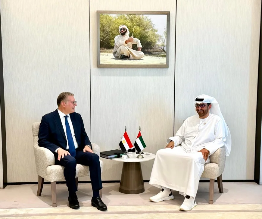 وزير البترول يبحث مع سلطان الجابر زيادة استثمارات «أدنوك» في استكشاف الغاز بمصر وتعزيز أعمال إنبي وبتروجت بالإمارات