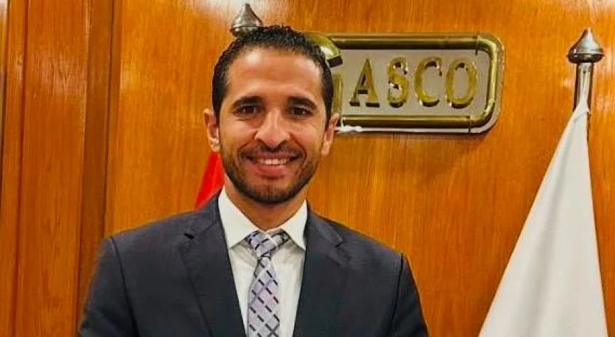 هيثم عثمان أبوالفتوح قائمًا بأعمال رئيس اللجنة النقابية للعاملين بشركة جاسكو