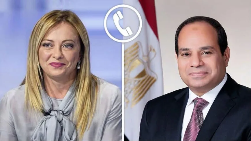 الرئيس السيسي ورئيسة وزراء إيطاليا يبحثان تعزيز العلاقات الثنائية وزيادة الاستثمارات والتنسيق بشأن القضايا الإقليمية