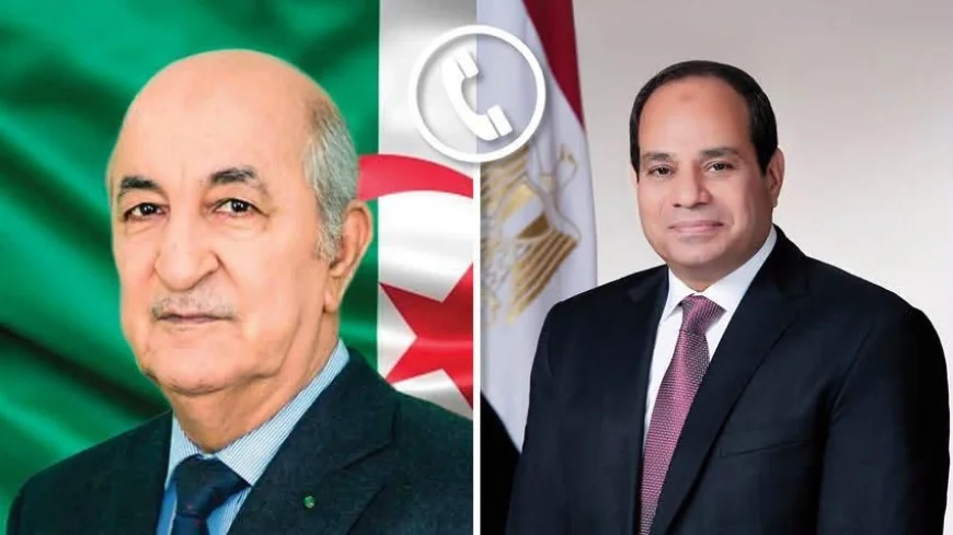 الرئيس السيسي يؤكد تضامن مصر مع الجزائر ويبحث مع تبون تعزيز التعاون والتطورات الإقليمية
