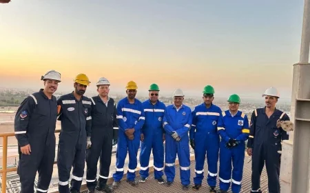 رئيس مجلس إدارة أسيوط لتكرير البترول يتفقد الإدارات الإنتاجية ويتابع سير العمل