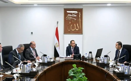 رئيس الوزراء يستعرض خطط تطوير البورصة.. التداول اليومي 15 مليار جنيه