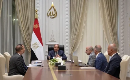 الرئيس السيسي يتابع استراتيجية التوسع في الطاقة المتجددة ويستهدف 45% من الكهرباء بحلول 2028