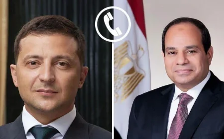 الرئيس السيسي وزيلينسكي يبحثان تعزيز التعاون الاقتصادي وخفض التصعيد الإقليمي