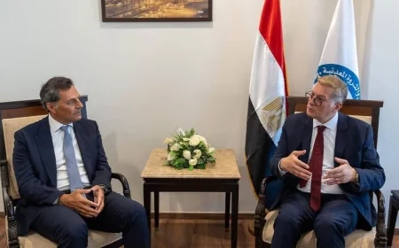 وزير البترول يبحث مع رئيس إنرجين اليونانية تعزيز الاستثمارات وزيادة إنتاج الغاز في مصر