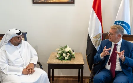 أدنوك للحفر تبحث تنفيذ برنامج موسع لزيادة إنتاج البترول والغاز في مصر