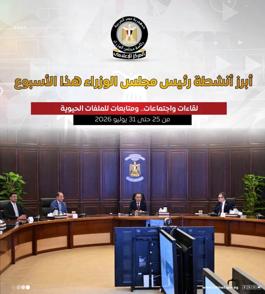 رئيس الوزراء يتابع ملفات «حياة كريمة» والإصلاح الإداري والصناعة والموهوبين خلال أسبوع حافل بالأنشطة الحكومية