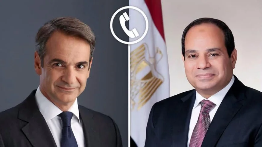 الرئيس السيسي يبحث مع رئيس وزراء اليونان تعزيز الشراكة الاستراتيجية وتطورات الأوضاع الإقليمية