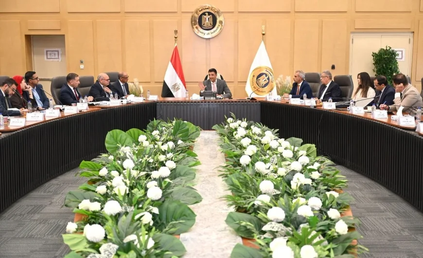 وزير الصناعة يبحث خطة تنفيذية لتصنيع هيكل السيارات بالكامل محليًا وزيادة المكون المحلي