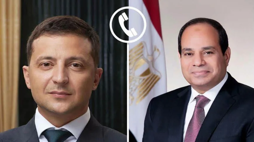 الرئيس السيسي وزيلينسكي يبحثان تعزيز التعاون الاقتصادي وخفض التصعيد الإقليمي