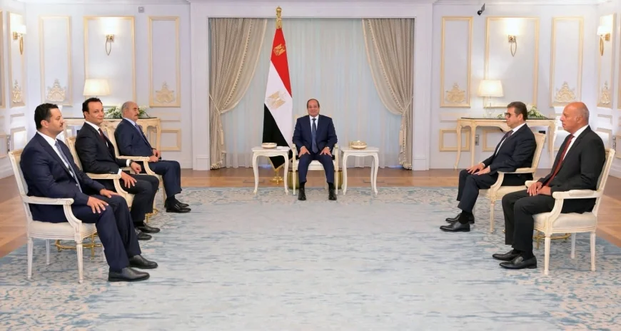 الرئيس السيسي يستقبل خليفة حفتر ويؤكد دعم مصر لوحدة ليبيا وتوحيد مؤسساتها وإجراء الانتخابات