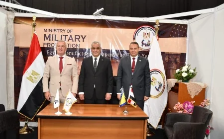 مصر والبوسنة والهرسك تعززان التعاون في الصناعات الدفاعية بمذكرة تفاهم جديدة