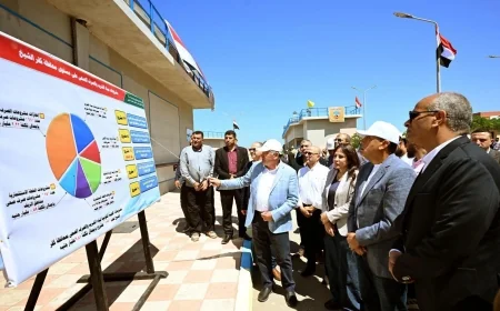 مصطفى مدبولي يتفقد محطة معالجة الصرف الصحي بمصيف بلطيم باستثمارات تتجاوز مليار جنيه