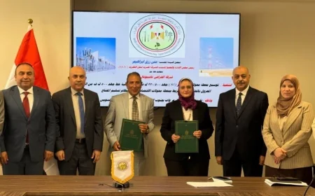 نقل الكهرباء توقع عقدين مع الخرافي ناشيونال لتوسعة محطتي غرب بكر وأبيس لدعم استقرار الشبكة القومية