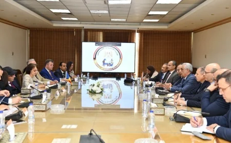 وزير الإنتاج الحربي يبحث مع سفيرة رومانيا تعزيز الشراكات الصناعية والاستثمارية