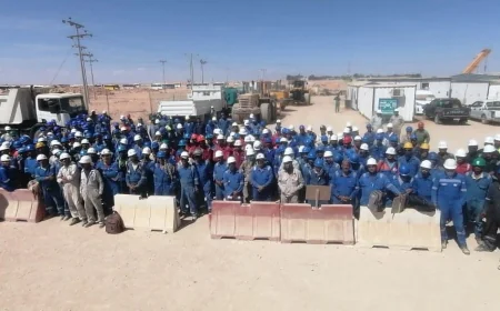 بالصور.. بتروجت تنظم وقفة للسلامة والصحة المهنية لتعزيز ثقافة الإبلاغ عن المخاطر