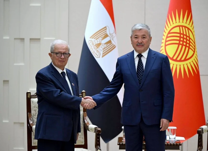 نائب رئيس مجلس الوزراء يبحث مع رئيس الوزراء القيرغيزي تعزيز التعاون التجاري والاستثماري بين مصر وقيرغيزستان