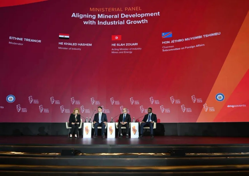 وزير الصناعة في منتدى مصر للتعدين 2026: تطوير سلاسل القيمة وتعظيم التصنيع المحلي للمعادن