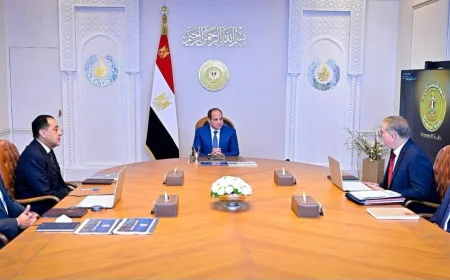 الرئيس السيسي يبحث مع وزيري البترول والصناعة تعزيز الاستثمار والتصنيع المحلي وزيادة القيمة المضافة