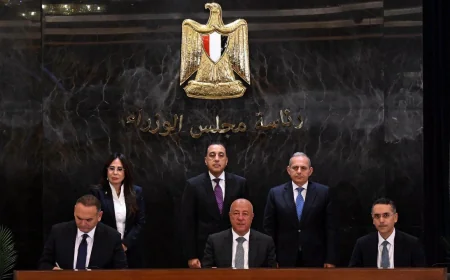 بنك مصر يوقع عقود تمويل بقيمة 10 مليارات جنيه مع «فاوندرز» لشراء وتسويق أصول هيئة المجتمعات العمرانية