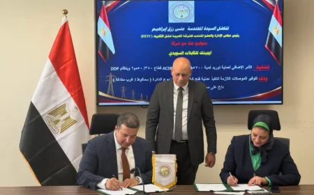 نقل الكهرباء توقع عقدًا مع «إيجيتك السويدي» لتوريد 5700 طن من موصلات الألومنيوم