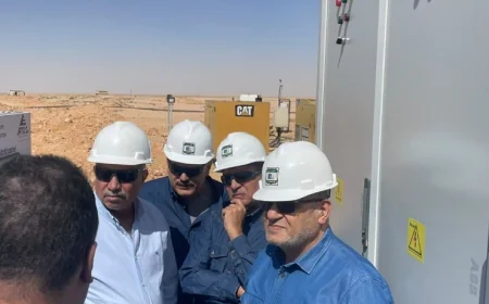 الحمرا أويل تفتتح محطة للطاقة الشمسية بحقل يدما بقدرة 150 كيلووات