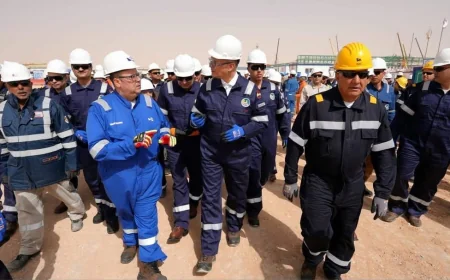 تشغيل المرحلة الثانية من محطة مليحة بالصحراء الغربية لإضافة إنتاج جديد من الغاز بالشراكة مع إيني الإيطالية