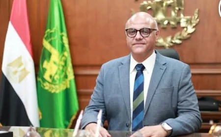 محافظ الإسكندرية يلقي كلمته خلال مؤتمر ومعرض موك 2026 للبترول