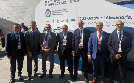 مشاركة متميزة للشركة المتحدة لمشتقات الغاز في مؤتمر ومعرض البحر المتوسط للبترول MOC 2026
