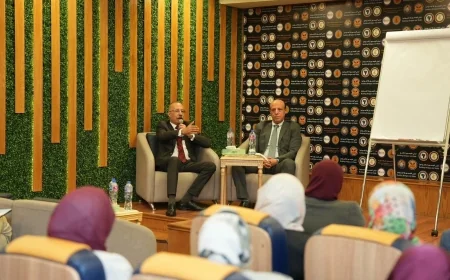 الرقابة المالية تدرب العاملين بالجهاز المركزي للإحصاء على تحليل البيانات المالية واستخراج المؤشرات