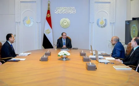 الرئيس السيسي يتابع مشروع محطة رياح خليج السويس .. ومستهدفات الطاقة المتجددة ترتفع إلى 45%