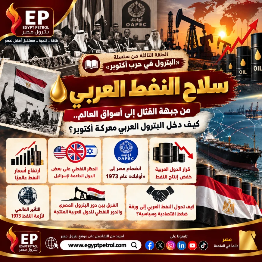 الحلقة الثالثة..  سلاح النفط العربي.. كيف انتقلت معركة أكتوبر إلى أسواق العالم؟