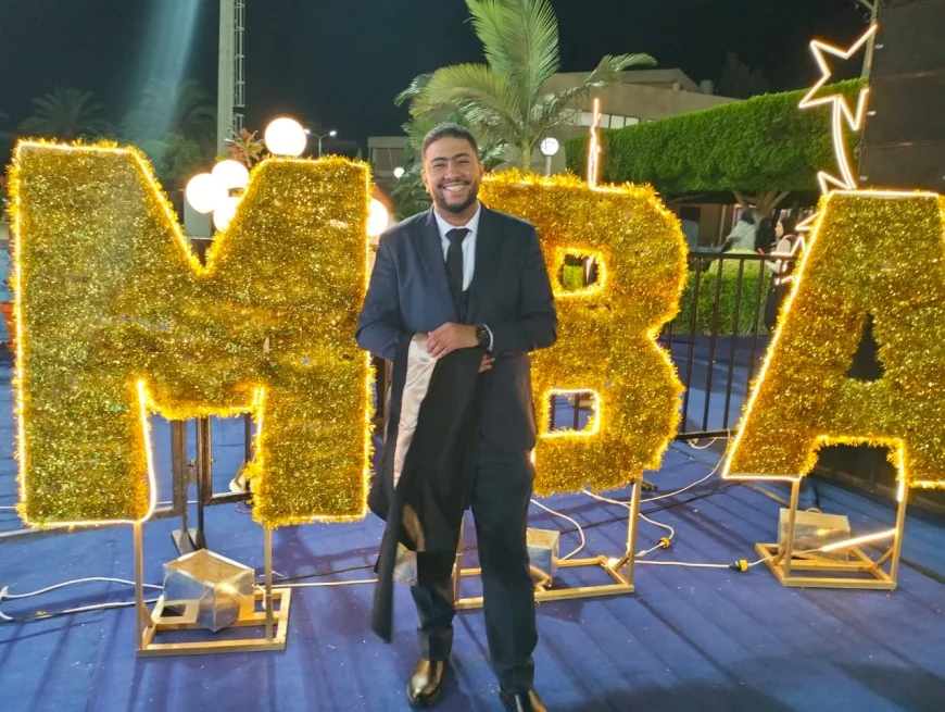 كريم أحمد عبد الكريم مدير إدارة بسيدبك يحصل على ماجستير إدارة الأعمال بتقدير امتياز