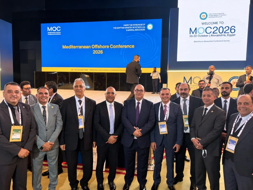 برئاسة عباس صابر.. وفد النقابة العامة للعاملين بالبترول يشارك في مؤتمر ومعرض موك 2026 بالإسكندرية