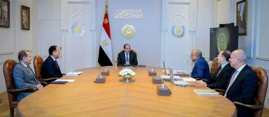 الرئيس السيسي يتابع مشروع محطة رياح خليج السويس .. ومستهدفات الطاقة المتجددة ترتفع إلى 45%