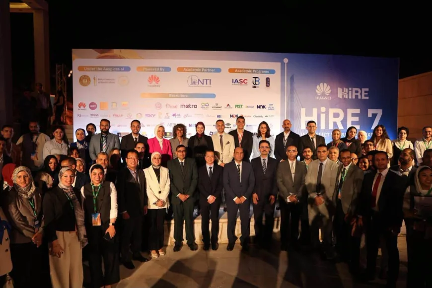 المعهد القومي للاتصالات يحصد جائزتين في ملتقى هواوي للتوظيف HiRE 7